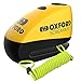 Price comparison product image Oxford Security Screamer 7 Alarm Disc Lock Yellow/Black LK290 with 1.5M Reminder Cable For Motorcycle Motorbike Security