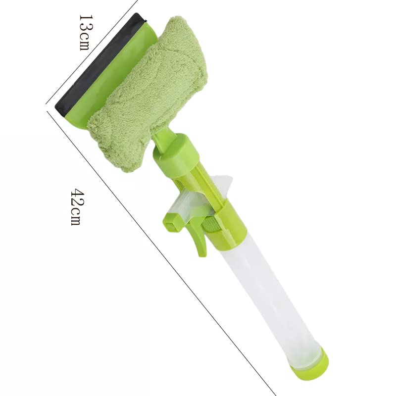 FYCAN Window Cleaner Cleaning Wiper Window Squeegee Double Sided Shower Squeegee with Water Spray Function for Shower Doors Bathroom Window and Car Windshield Glass Cleaner(Pack of 1)