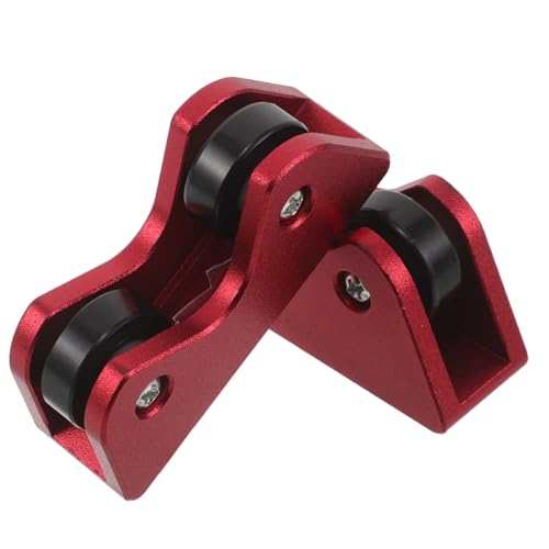 Comprobadores de rectitud de taco de billar Toddmomy de metal rojo para entrenamiento