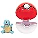 Produktbild Pokémon Pokemon Clip and Go Pokeball & Pokemon Figur Squirtle Schiggy  5 cm Figuren - Neue 2023 - Offiziell Lizenziert Pokemon Spielzeug