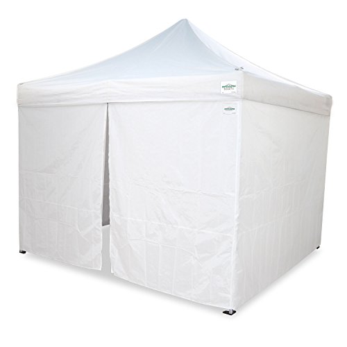 Caravan Canopy Sports Commercial Grade Sidewalls, 10 x 10-Feet, white
