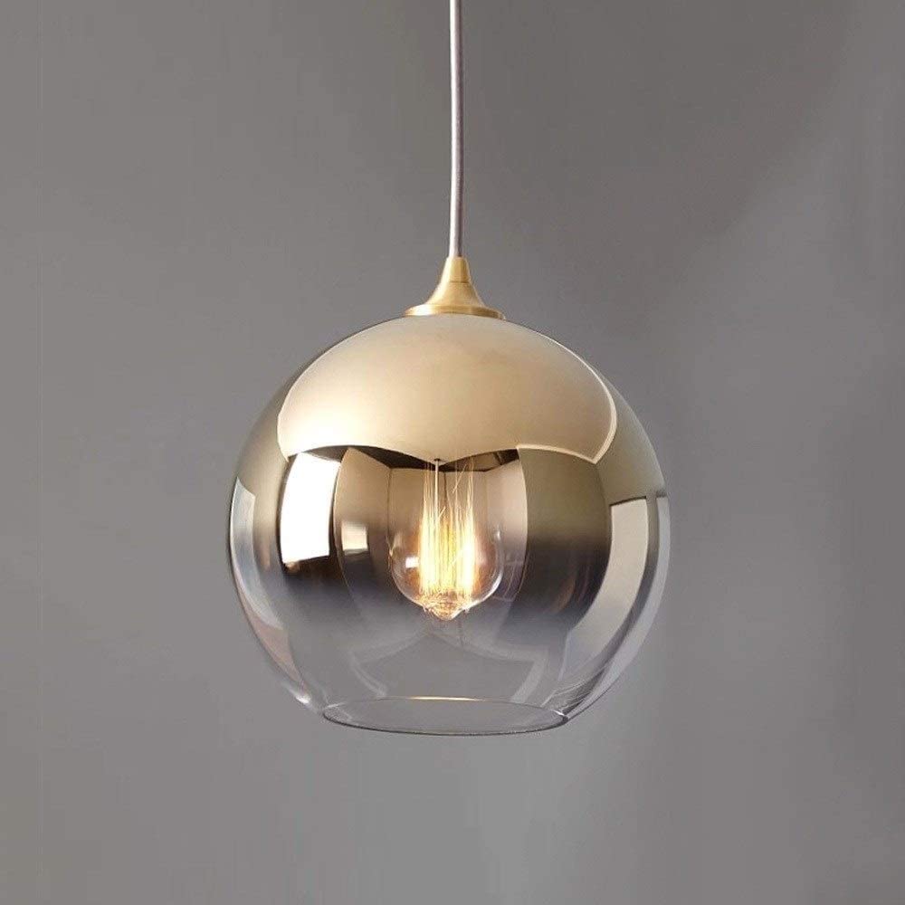 Lámpara de techo de cristal moderna para barra de cocina y comedor de lujo