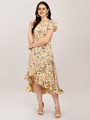 Image of QIQI Women's Crepe A-Line Maxi Casual Dress