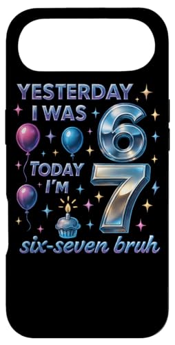 ̂6 傤7 Six Seven Bruh ~[ TVc o[Xf[ Gen Z Alpha X}zP[X iPhone Air p