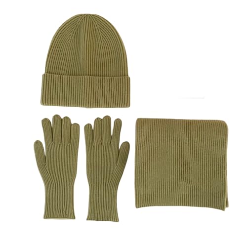 Gorros de punto y cuello para viajes diarios y paseos de invierno