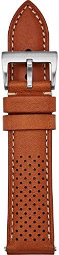 Jack Mason Perforated Leather Watch Watch Band | Tan