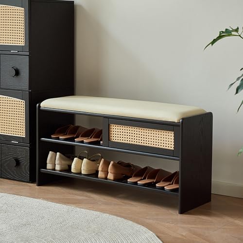 Banc à chaussures compact pour optimiser l'espace et ranger les petits placards - 3