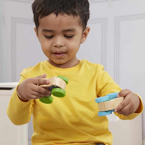 Melissa & Doug First Play Wooden Animal Stacking Cars (3 pcs) - image 7