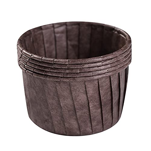 YUBIN 50 Uds Color sólido Muffin Cupcake Taza de Papel a Prueba de Aceite Cupcake Liner Hornear Cajas de Tazas Bandeja Banquete de Boda Caissettes Cupcake Wrapper Cover