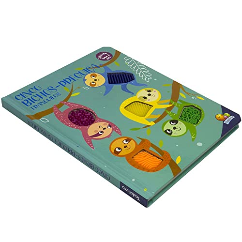 Esconde-Esconde animado! Um livro Toque & Sinta: Cinco Bichos-preguiça Preguiçosos