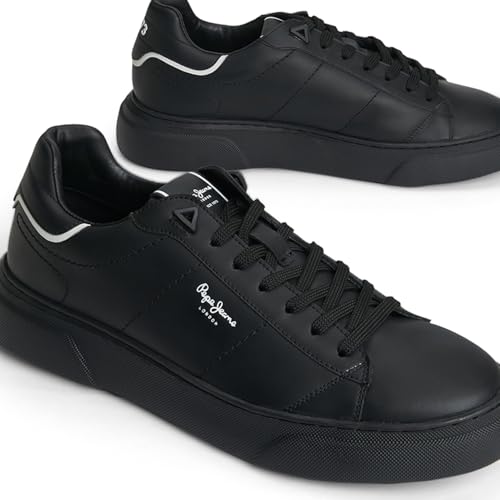 Image of PEPE JEANS Men's Eaton Basic Lightweight Cupsole Sneakers