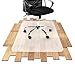 Office Marshal Tappeto Salvapavimento Trasparente - Protezione Parquet e Pavimenti Duri - Tappeto Protettivo Sottosedia 100% PP in Varie Misure - 90x120 cm