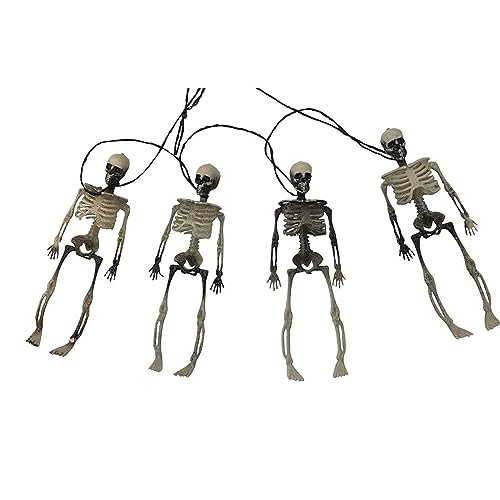 Varal De Esqueletos Decoração Festa Halloween Bruxa Terror Enfeite Halloween Animafest