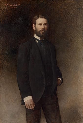 Impresión en lienzo de Henry Field por Bonnat, cuadro artístico de calidad 60x90cm