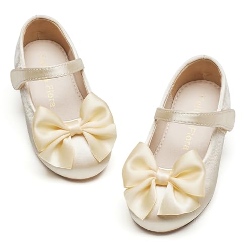 Image of Felix & Flora Toddler Flower Girl Dress Shoes Girl Ballet Flats Party School Shoes Wedding
