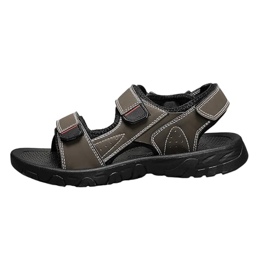 Mule sabot homme en cuir souple style claquette de plage ouverte et aérée pour l'été