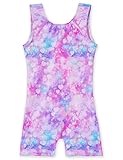 Girls Leotards for Gymnastics Size 3t 4t Classic Jazz Tumbling Shiny Rainbow Love Heart Biketard...