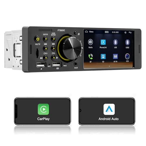 🚘【Connettività Bluetooth di Alta Qualità】Grazie al modulo Bluetooth integrato, questa unità supporta lo streaming audio wireless ed è dotata di un microfono integrato per le chiamate in vivavoce. Risolve efficacemente la difficoltà di rispondere alle chiamate durante la guida, migliorando significativamente la sicurezza stradale. Inoltre, una volta effettuato l'accoppiamento via Bluetooth, è possibile riprodurre le indicazioni vocali del GPS e la propria musica preferita dallo smartphone direttamente attraverso gli altoparlanti dell'auto.