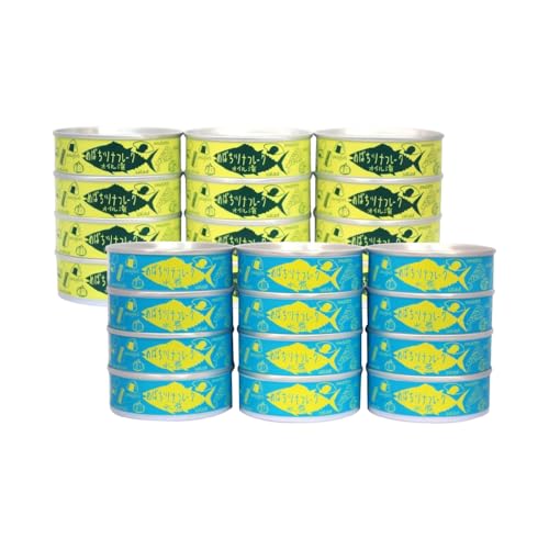 無添加 ツナ缶 水煮・オイル漬セット 80g×各12缶 計24缶セット [ タイム缶詰 岩手県 陸前高田市 RT3274 ]