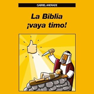Diseño de la portada del título La Biblia &iexcl;vaya timo!