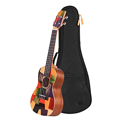 QWEQWE Concert Acoustique de 23 Pouces Ukulélé en Bois Ukelele Mini Guitare épinette colorée Topboard avec Rembourrage… - Les Beatles, Paul McCartney, John Lennon, RIngo Starr, George Harrison QWEQWE Concert Acoustique de 23 Pouces Ukulélé en Bois Ukelele Mini Guitare épinette colorée Topboard avec Rembourrage…