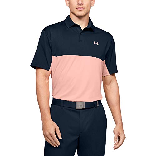 Under Armour Performance Polo 2.0 Color Block Academy/Peach Frost 2XL