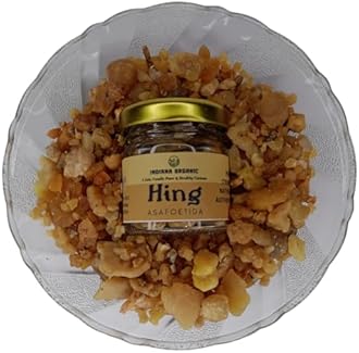 Indiana Organic Hing 23 g whole sabut | trongest Pure Asafoetida| Lab tested Premium Hing from Uzbekistan | Gluten-Free | No Atta | No Maida | Chemical-Free | Organic | Harvest 2025-23 gram