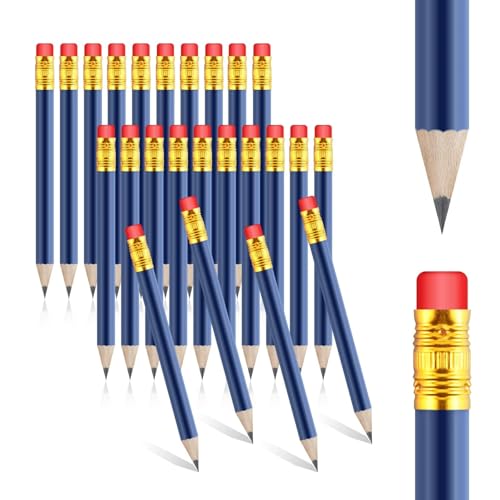 ブルーミニゴルフ鉛筆 消しゴム付き ブライダルシャワーペンシル HBグラファイト鉛筆 学生/デザイナー/建築家/学校/オフィス用 28本