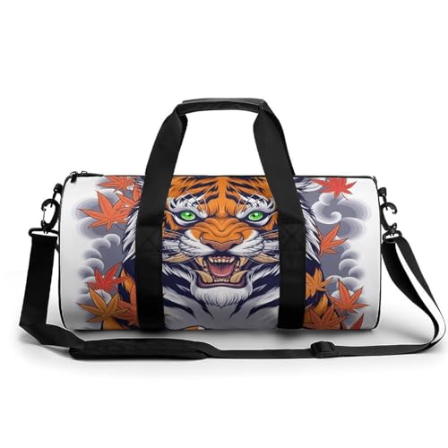 Sac de sport gym feuille d'érable 45x23x23cm voyage et camping