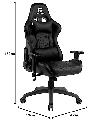 Fortrek Black Hawk Cadeira Gamer, Preto, 70 x 59 x 132 cm