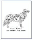 Nova Scotia Duck Tolling Retriever Dog Art Print Portrait • Personalized Home Decor and Gift for Women, Men, Kids and Dog Lovers • 8.5 x 11” • 11 x 14” Mat + Mount • Handmade USA