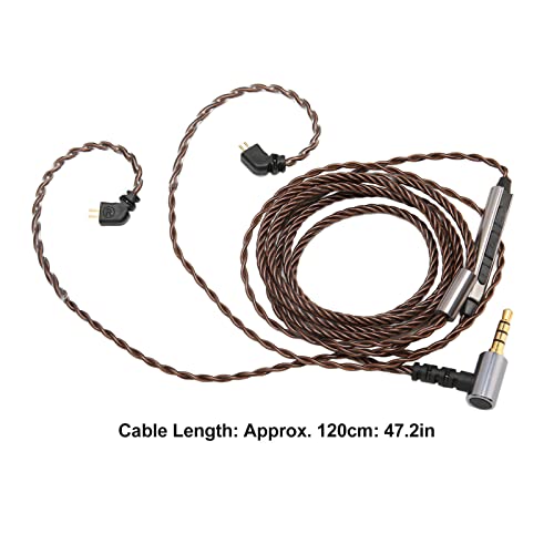 Cable Reemplazo Earphone Dpofirs con Mic 0.78mm miniatura 6