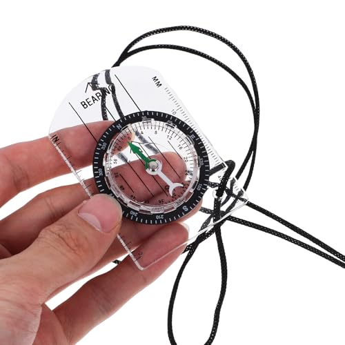 IMIKEYA 4 piezas brújula portátil compacta para actividades al aire libre miniatura 4