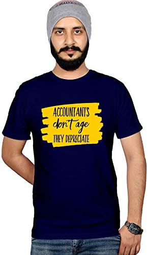 Workshop Graphic Printed T-Shirt for Men & Women | CA T-Shirt Funny Quotes Accountants Don?T Age They DEPRECIATE Best Gift for Accountant tees