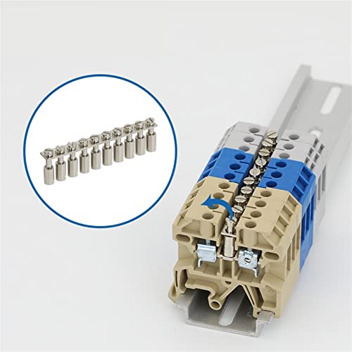 Puentes de cableado SAK2.5Q10 douki para conector SAK2.5 de carril DIN 3