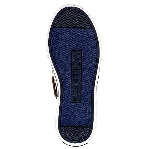 Nautica Sapato infantil Spinnaker juvenil casual mocassim com 2 olhais de renda (crian a pequena/cri