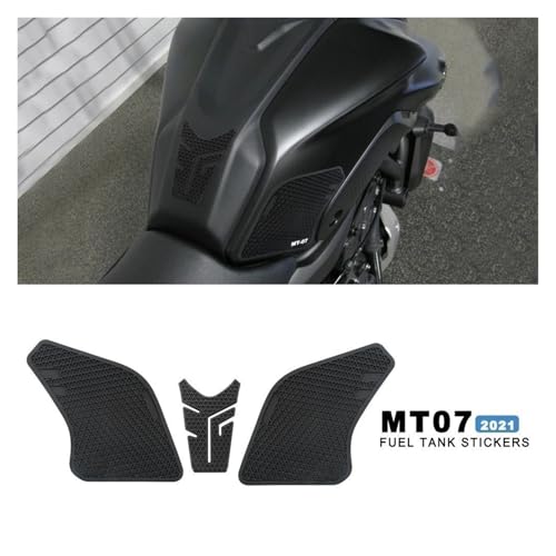 Coussinets traction MT-07 2021 de qualité supérieure : protection réservoir moto sur mesure - 2