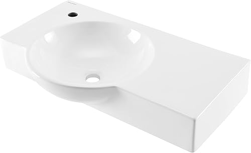 Miniatura 8 de Swiss Madison Well Made Forever SM-WS326 Château 30" grifo lateral izquierdo montaje en pared fregadero de baño, blanco brillante