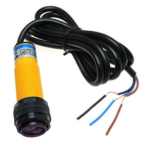 E-outstanding DC 6-36V 3 Wire NPN NO IR Photoelectric Sensor Switch 30cm Adjustable E3F-DS30C4
