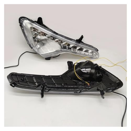 Phiares antibrouillard LED pour Kia Sportage 2010-2014 avec feux de jour DRL tricolores