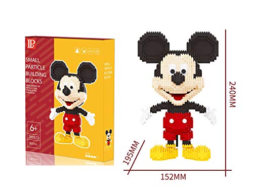 RSVT Disney Mickey Mouse Diamant Bausteine, Micro Backsteinfiguren Spielzeug (1831 Stücke) – Bild 6