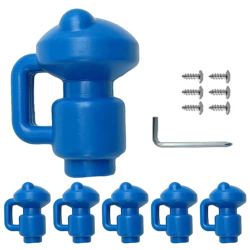 BRIGHTFUFU Trampoline Enclosure Pole Caps 13pcs Trampoline Parts Secure Trampoline Net Attachment