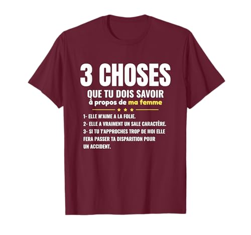 Idée Humoristique Amour Femme Jalouse Drôle Saint Valentin T-Shirt