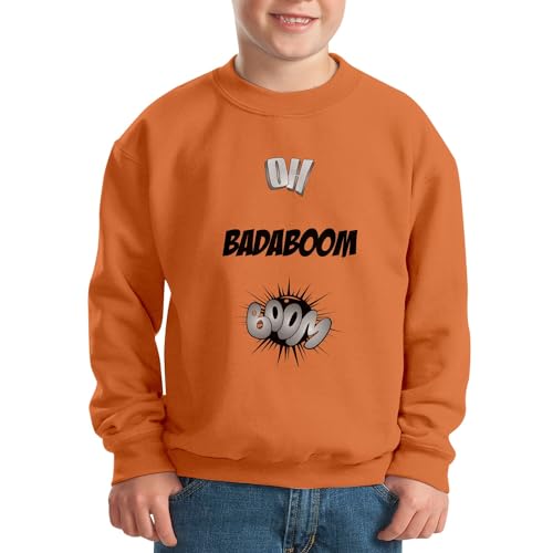 Sweatshirt enfant Oh Badamboom pour exprimer la joie et l'énergie des petits héros