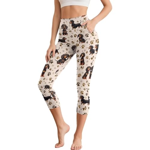 Eauptffy Leggings de cintura alta para mujer, pantalones deportivos ajustados con bonitos estampados, mallas deportivas, ropa deportiva, correr, pantalones de fitness, transpirables, pantalones de