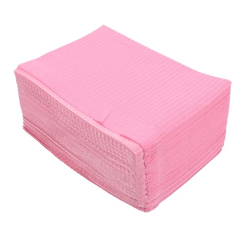 Draps jetables pulpe de bois rose contre taches de maquillage