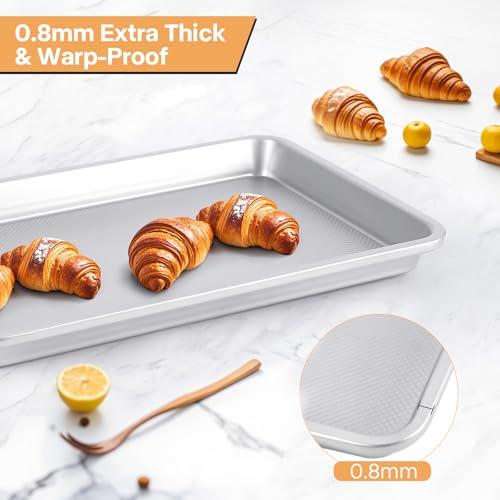 Heavy-Duty Non-Stick Baking Sheet Set - 3-Piece - Image 3