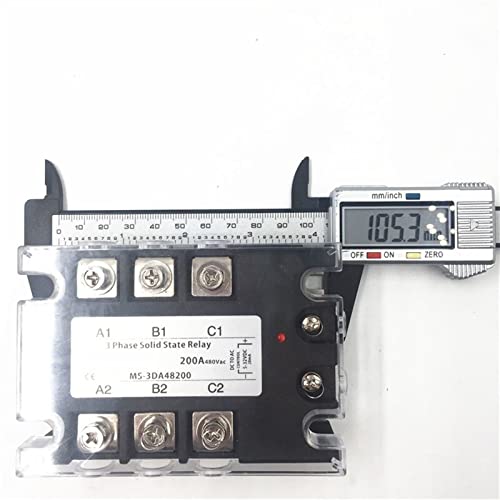 Relais SSR Triphasé 200A Commutation AC DC 5-32V pour Charge Triphasée - 3