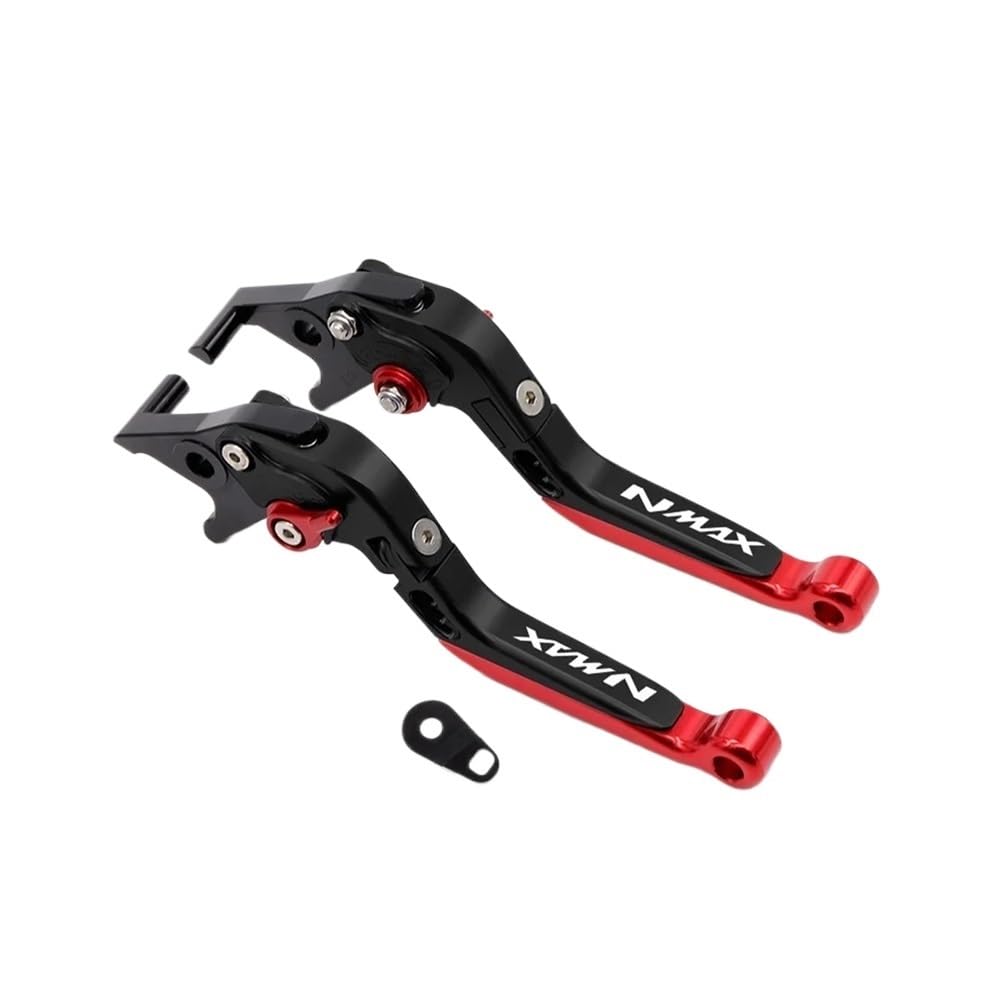Xvasdgaer Nmax-Bk.bk.r.r For Ya&Maha Nmax155 2015-2025 Brake Cluth Levers Set Folding Handle(Nmax-Bk.bk.r.r)
