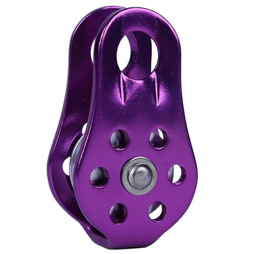 MEAKTSMI 20KN Escalada Placa fija Pequeña Polea de aleación de aluminio Polea única Polea Pequeña Polea de Transporte Durable
